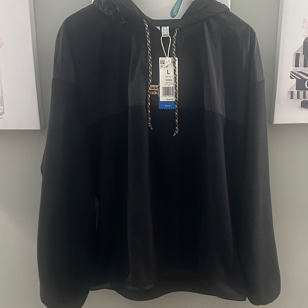 Adidas Black Pullover Hoodie